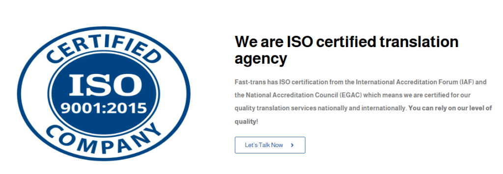 Expert Arabic Language Translation Services in Mumbai 1 iso 1024x355 1
