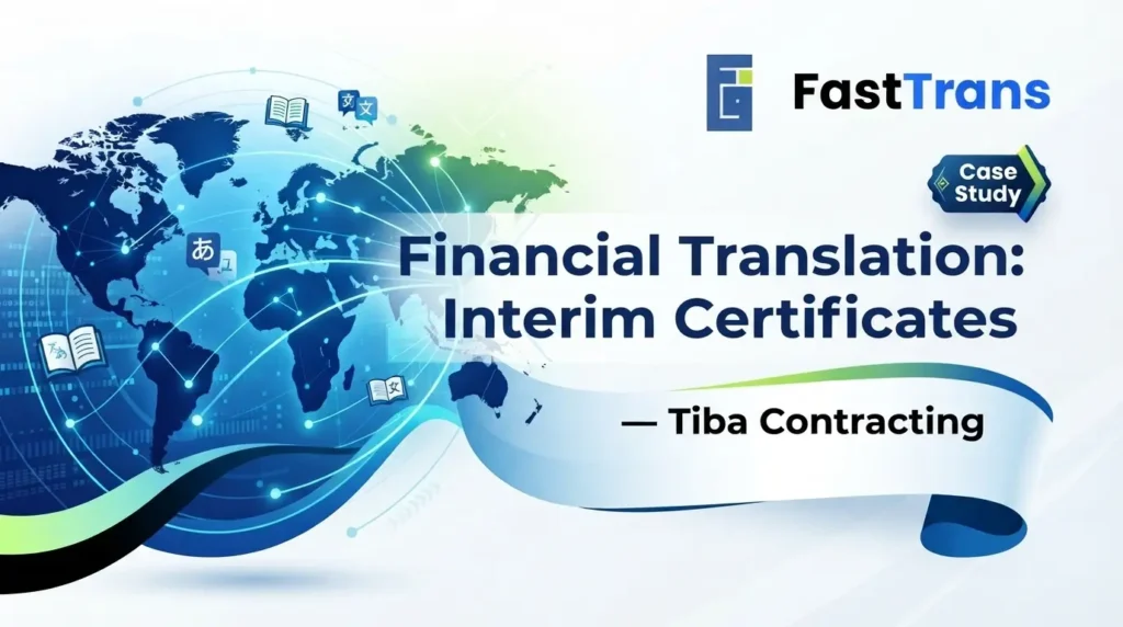Financial Translation: Interim Certificates — Tiba Contracting
