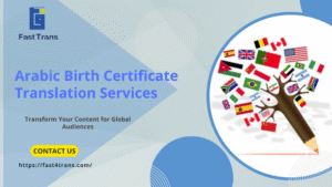 Arabic birth certificate translation services
