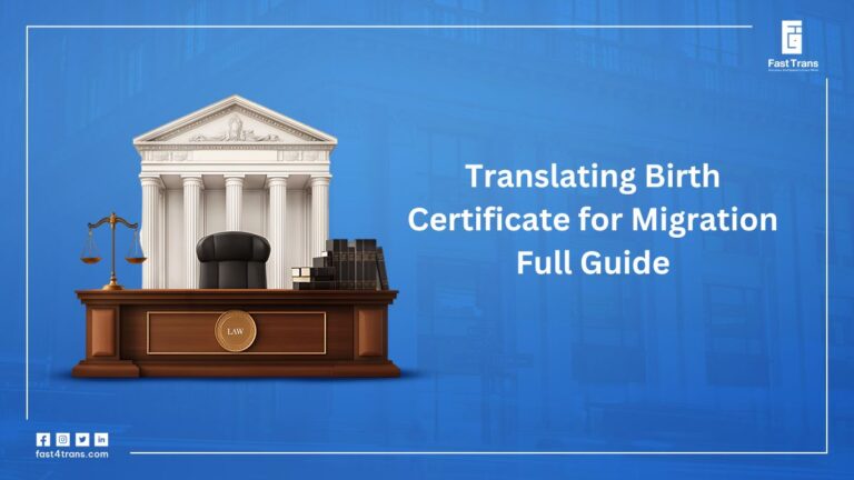 Translating Birth Certificate for Migration - Full Guide