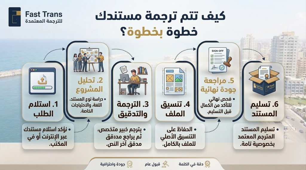كيف تتم ترجمة مستندك خطوة بخطوة؟