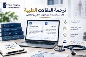 فاست ترانس مكتب ترجمة معتمد 43 ترجمة المقالات الطبية