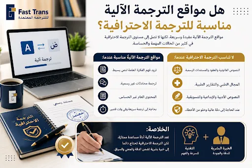 هل مواقع الترجمة الآلية مناسبة للترجمة الاحترافية