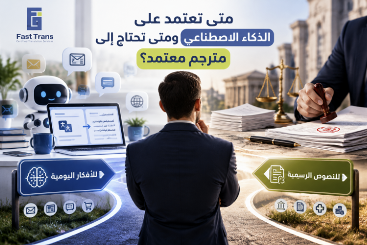 هل ترجمة الذكاء الاصطناعي دقيقة وصحيحة؟ الحدود الحقيقية للترجمة الآلية ومتى تحتاج إلى مترجم معتمد 11 image 146